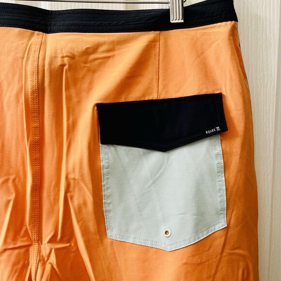 Roark Chiller Mixtape 17” Boardshorts Orange Men's 36 Swim Trunks Shorts RB454 - Picture 9 of 11
